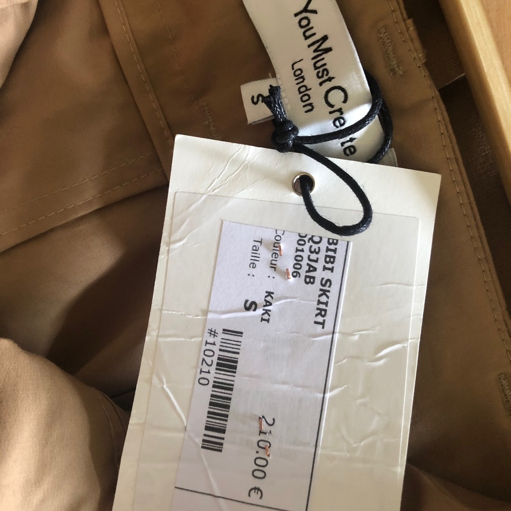 YMC Bibi Skirt in Khaki (S) - Picture 2 of 3
